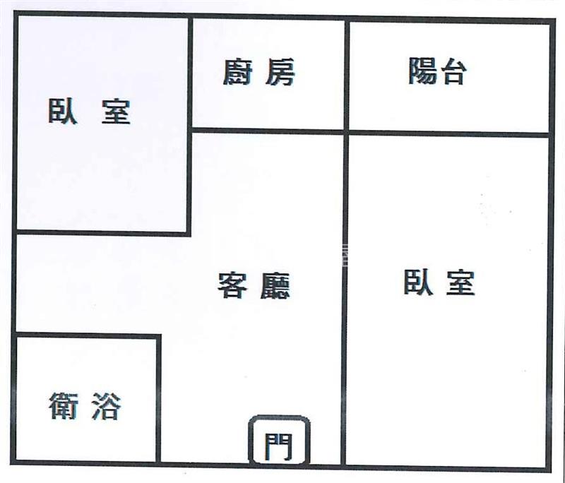 心嘉寓2房平車華廈房屋室內格局與周邊環境