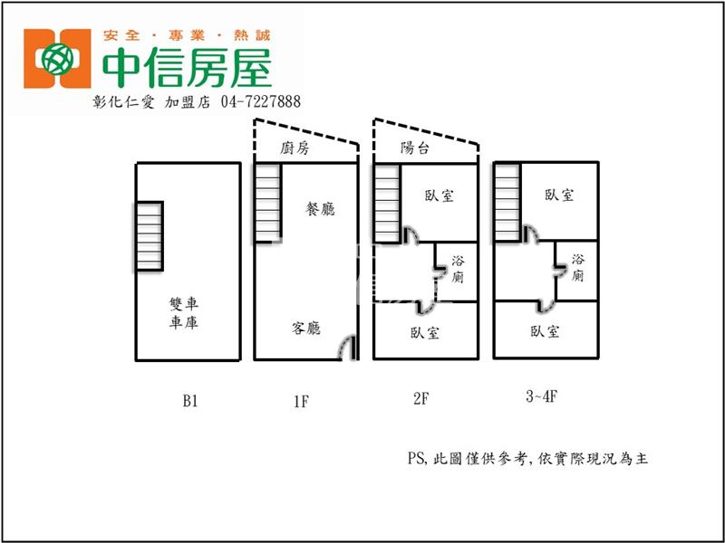 信義學區雙車花園美墅房屋室內格局與周邊環境
