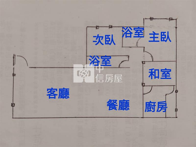 忠福商圈精美電梯3房房屋室內格局與周邊環境