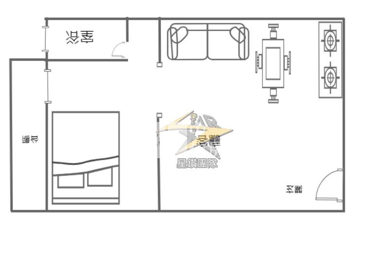 【星鑽】青埔A18高鐵捷運小資1房車房屋室內格局與周邊環境