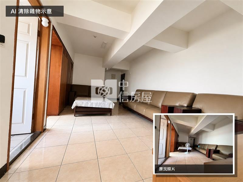 中壢站前低總價電梯邊間美兩房兩衛房屋室內格局與周邊環境