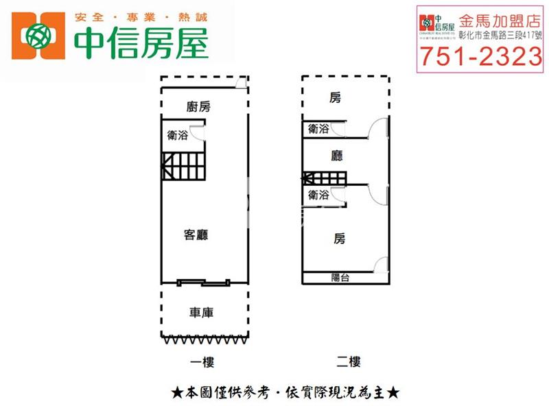 精誠中學車庫透天房屋室內格局與周邊環境