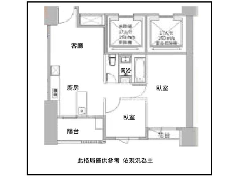 【神馬】中路特區鉑克棶前排2房車房屋室內格局與周邊環境