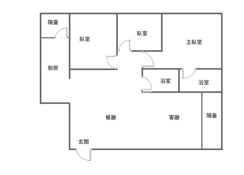 內壢大學校園低總價美三房房屋室內格局與周邊環境