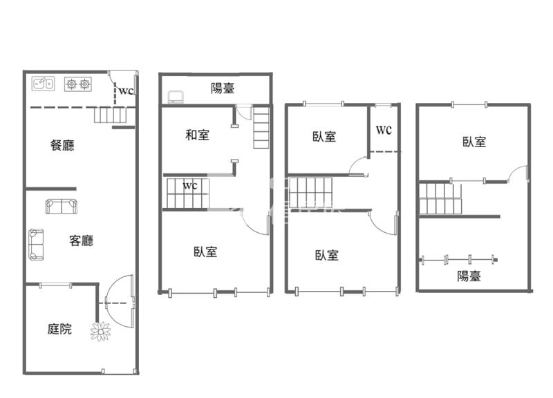 （專）吉林二路美透天房屋室內格局與周邊環境