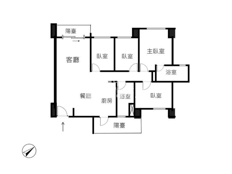 降百萬A10皇普LaVie全新沐光四房房屋室內格局與周邊環境