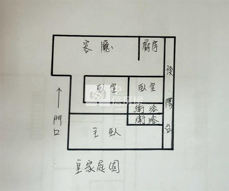 中壢皇家庭園免爬梯、大空間、附車位自住首選房屋室內格局與周邊環境
