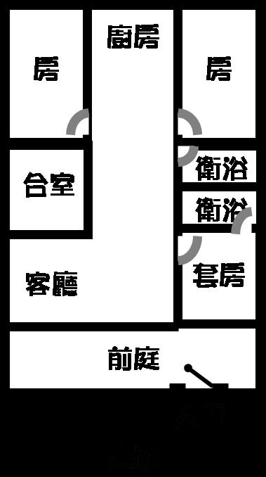 員林稅捐處旁華廈房屋室內格局與周邊環境