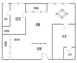 【奔馳】中悅悅軒2房雙車房屋室內格局與周邊環境