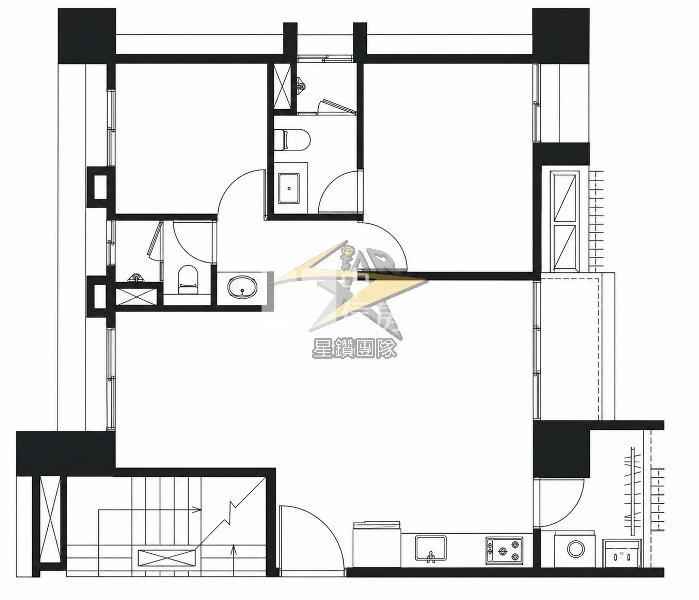 【星鑽】A19太睿泰極2+1房雙衛浴開窗房屋室內格局與周邊環境