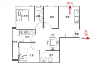 【奔馳】花都頂樓明亮三房房屋室內格局與周邊環境
