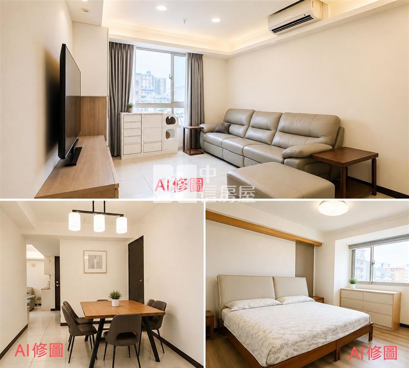 【奔馳】花都頂樓明亮三房房屋室內格局與周邊環境