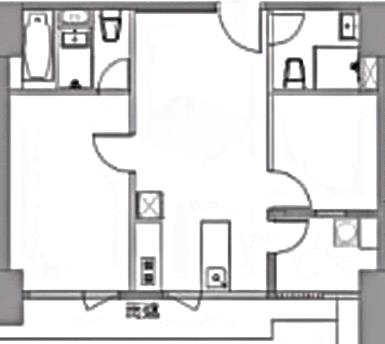 【安家】中路鉑克棶超高樓景觀二房二衛車房屋室內格局與周邊環境