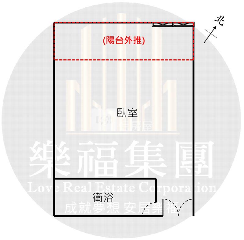 美術園道低總價高樓層套房房屋室內格局與周邊環境