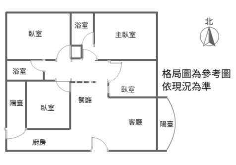 宜誠春天行館邊間三面採光景觀四房平面車位房屋室內格局與周邊環境