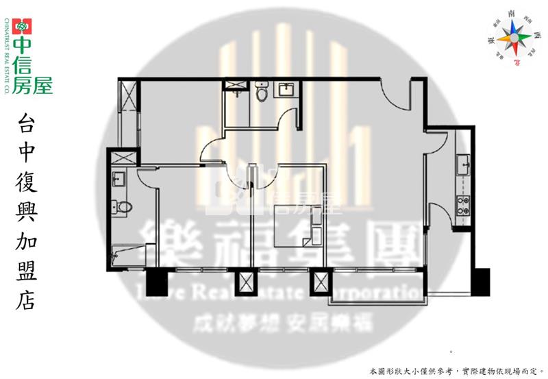 (櫻花村上森)太平 | 新光學區 |9年免接送三房平車視野戶房屋室內格局與周邊環境