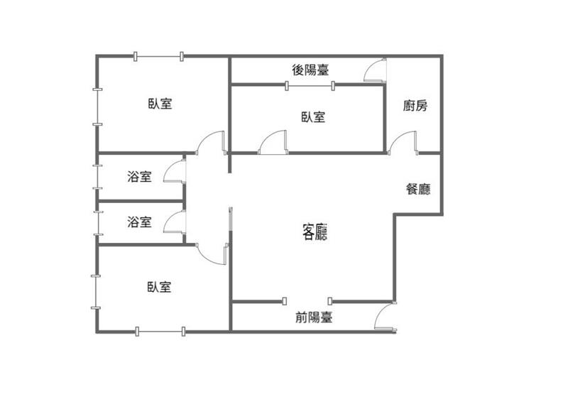 中壢光明公園旁3房美寓房屋室內格局與周邊環境