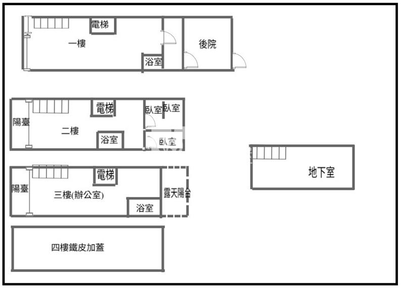 【神馬】台茂商業區透天廠房房屋室內格局與周邊環境