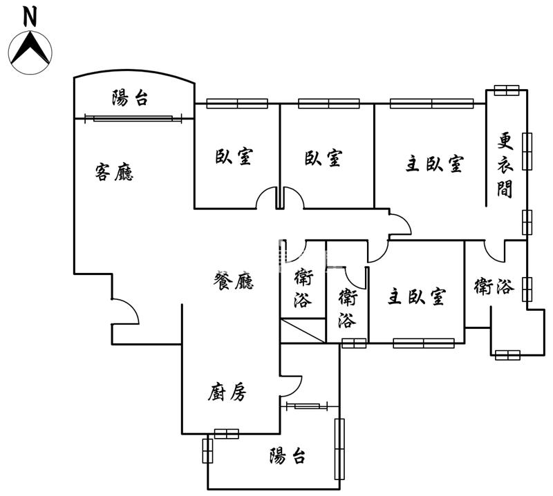 【久樘香坡】景觀珍藏4房2平車房屋室內格局與周邊環境