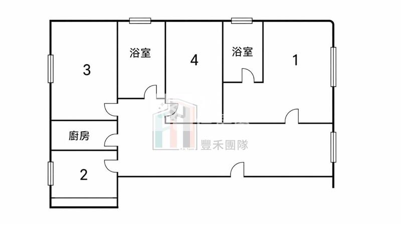 【豐禾】近平鎮公所英雄鎮4房車房屋室內格局與周邊環境