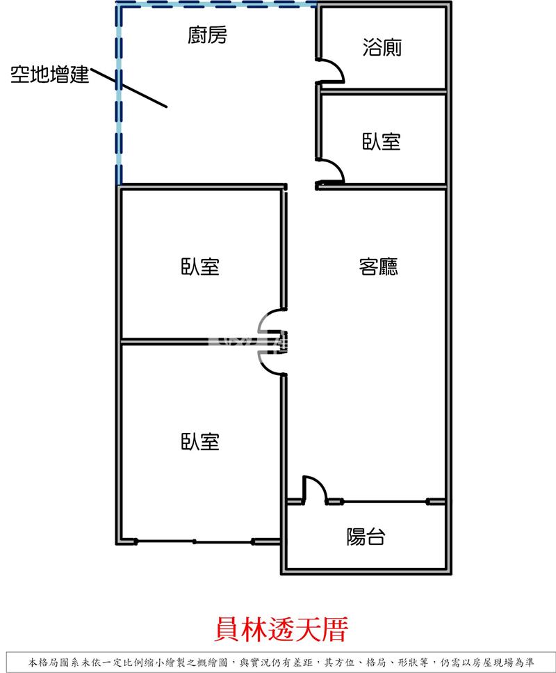 員林透天厝房屋室內格局與周邊環境