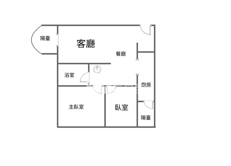 平鎮南勢重劃區電梯美兩房房屋室內格局與周邊環境