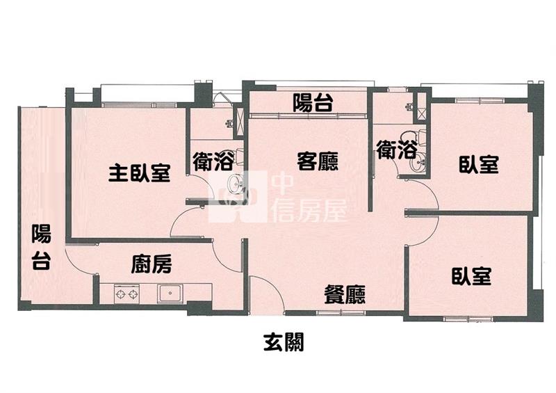 桃園大有特區威泰雙學苑三房大車位房屋室內格局與周邊環境