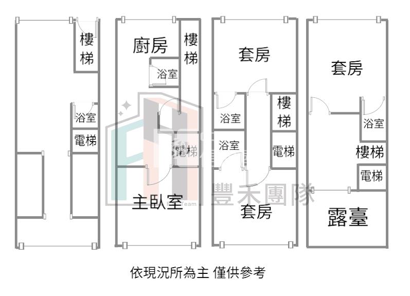 【豐禾】【專任】近內壢交流道電梯黃金店面房屋室內格局與周邊環境