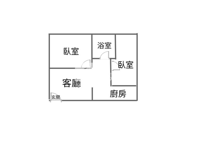 低總價!低樓層兩房!富台國小旁公寓三樓,捷運綠線G28站房屋室內格局與周邊環境