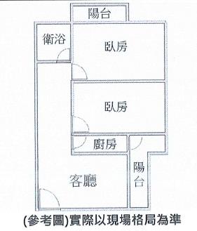 竹南森呼吸NO.8二房房屋室內格局與周邊環境