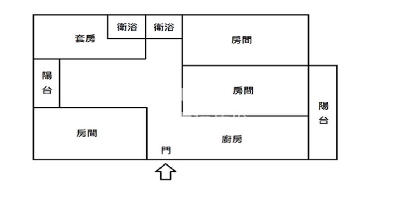 法院新屋齡四房平車華廈房屋室內格局與周邊環境