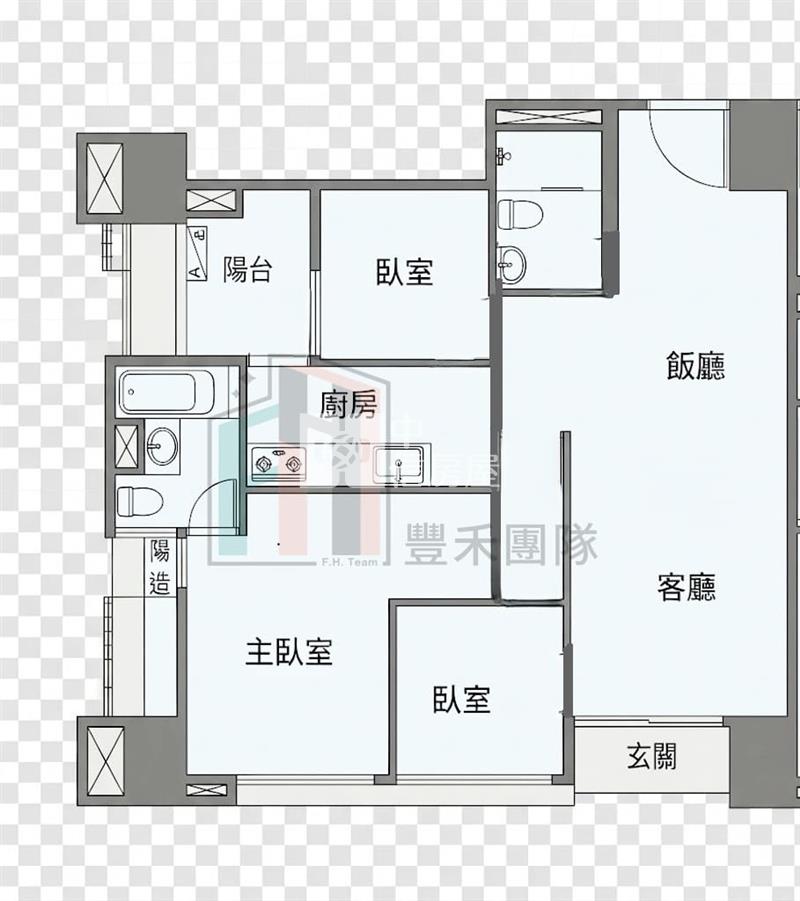 【豐禾】(專)青埔A18站前A+裝潢三房雙車房屋室內格局與周邊環境