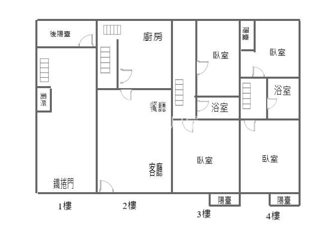 過嶺重劃區旁雙車位別墅房屋室內格局與周邊環境