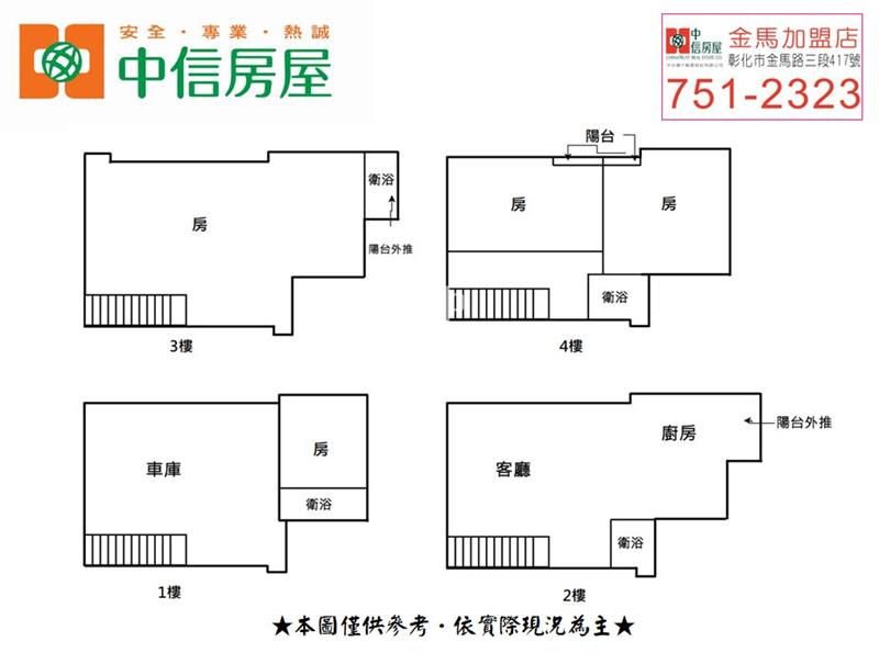 獨家專任~忠孝國小多芬別墅房屋室內格局與周邊環境