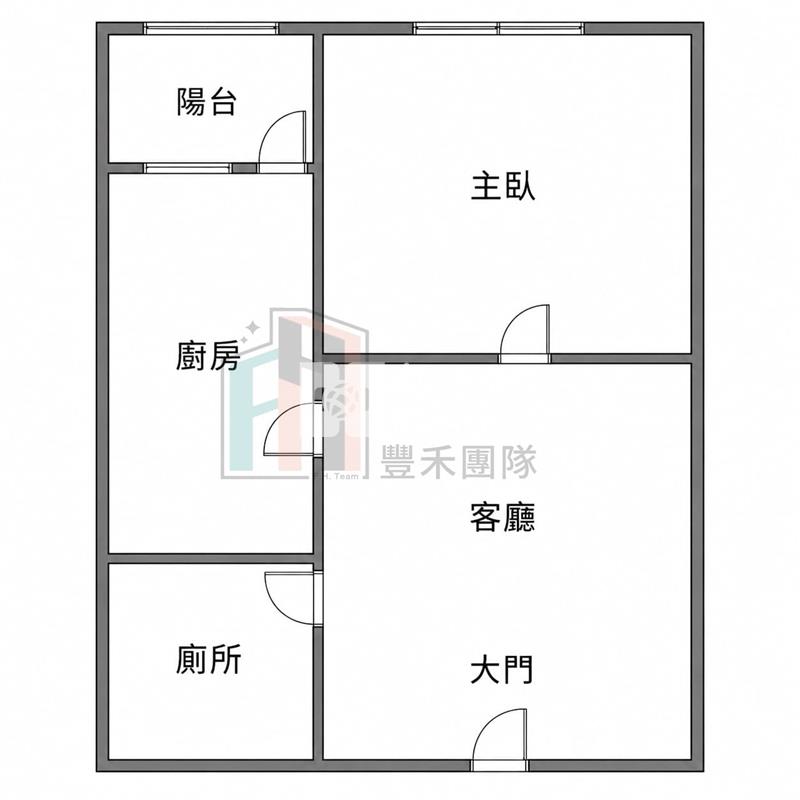 【豐禾】(專)桃園火車站優質社區電梯一房房屋室內格局與周邊環境