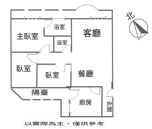 【安家】桃園區滿庭芳大廈河景美3房房屋室內格局與周邊環境