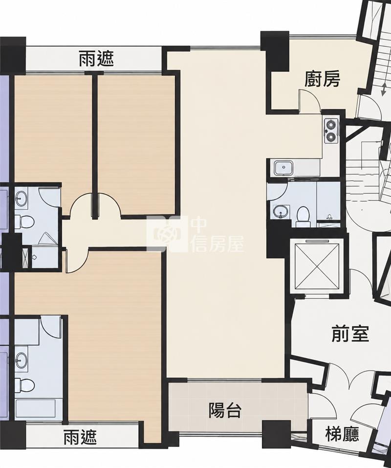 【安家】專任-桃大君匯雙主臥景觀戶房屋室內格局與周邊環境