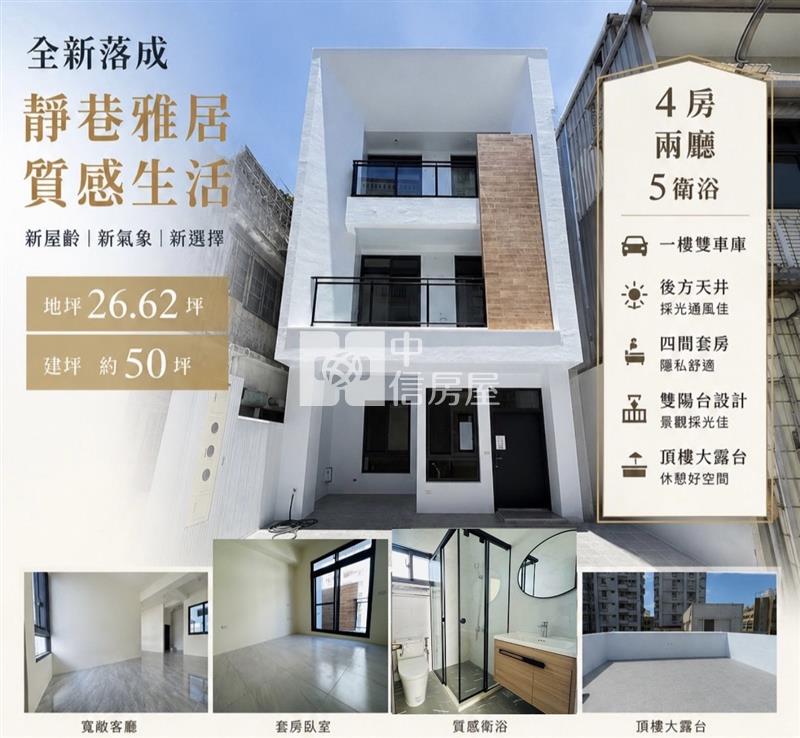 中華路全新別墅(A66)房屋室內格局與周邊環境