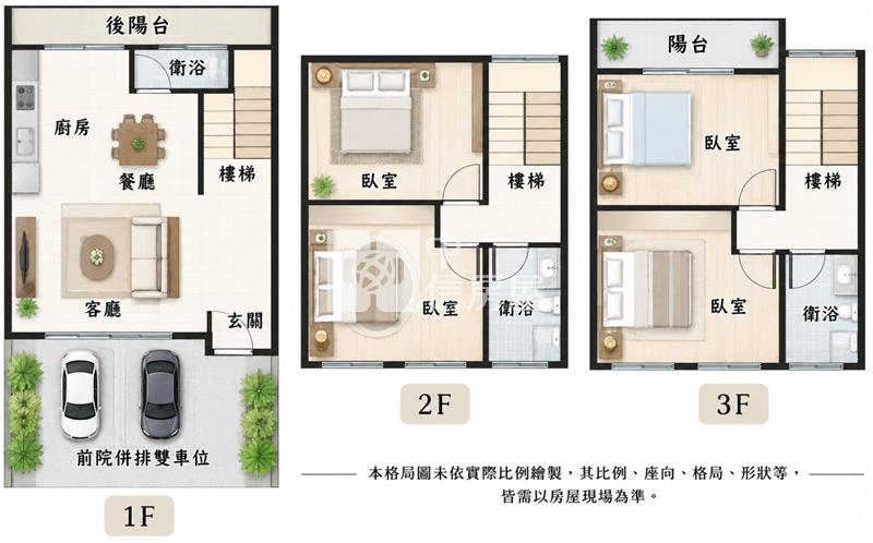 楊梅五楊匝道旁雙車位別墅房屋室內格局與周邊環境