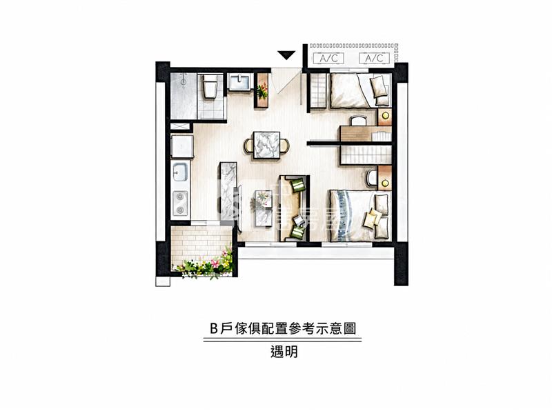 【安家】南亞全新電梯遇明2房房屋室內格局與周邊環境