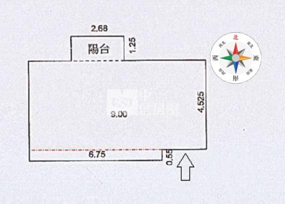 創立方大套平車視野戶房屋室內格局與周邊環境