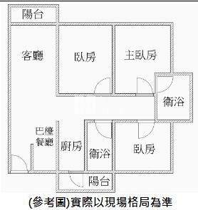 水明漾精美裝璜平車美廈房屋室內格局與周邊環境