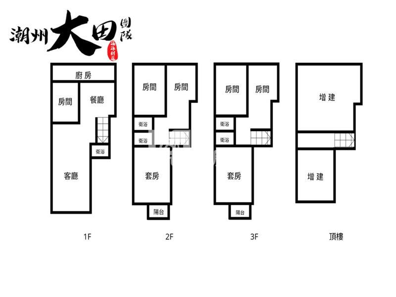 潮州上海車墅房屋室內格局與周邊環境