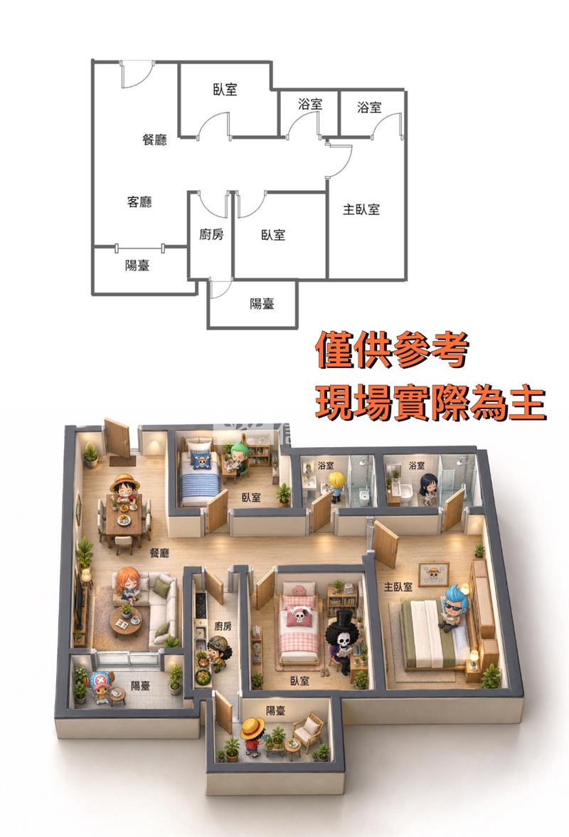 【安家】青埔湖JIA2雙衛浴開窗三房車房屋室內格局與周邊環境