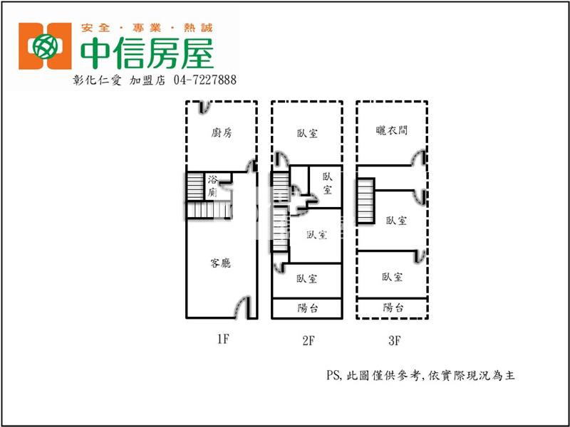 獨家～福山街超值透天房屋室內格局與周邊環境