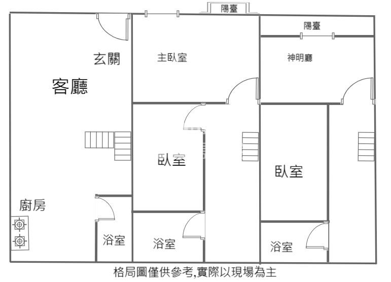 平鎮整新透天房屋室內格局與周邊環境