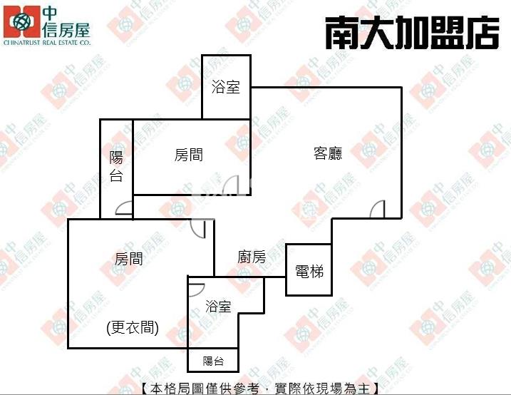 有謙火車站景觀大三房房屋室內格局與周邊環境