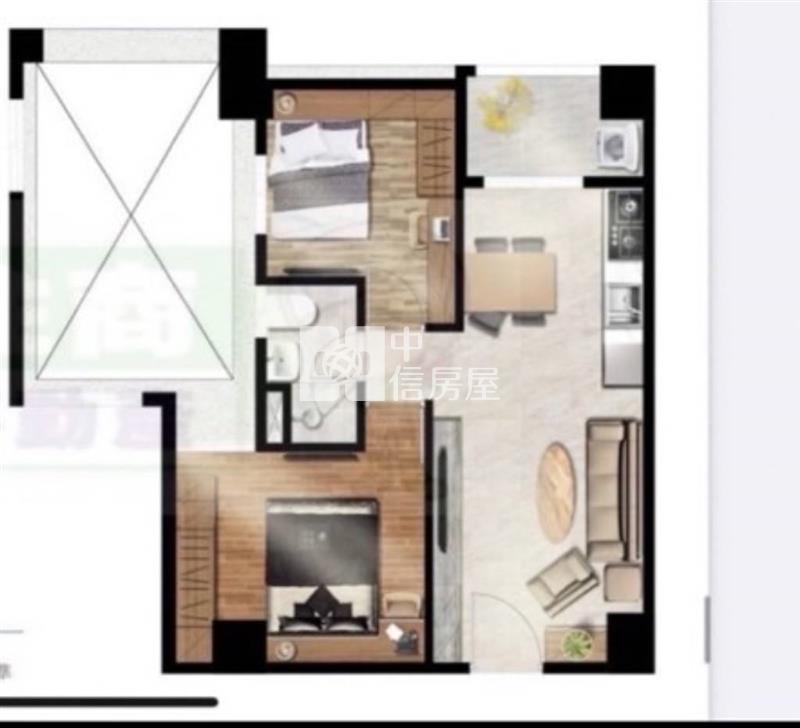 海豐輕屋齢2房華廈房屋室內格局與周邊環境