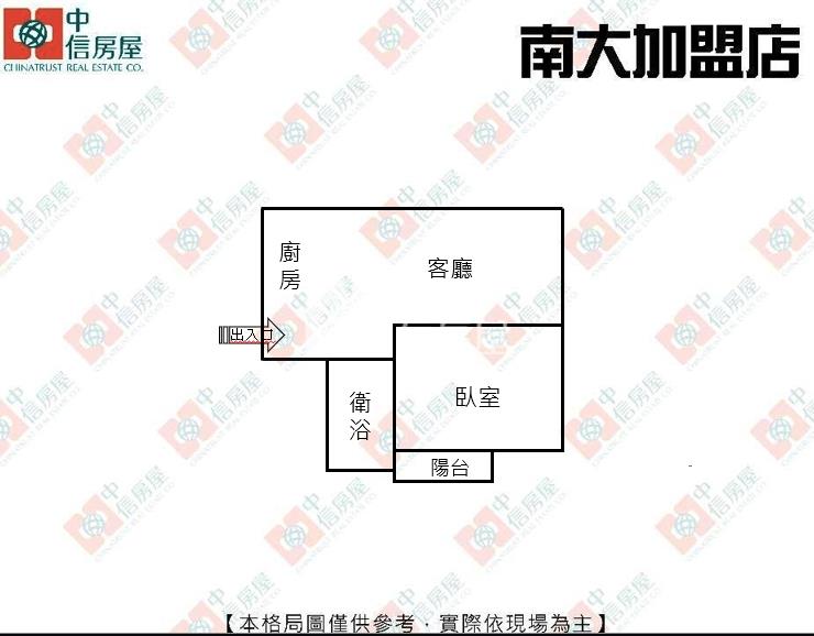 經國艷1+1小豪宅房屋室內格局與周邊環境