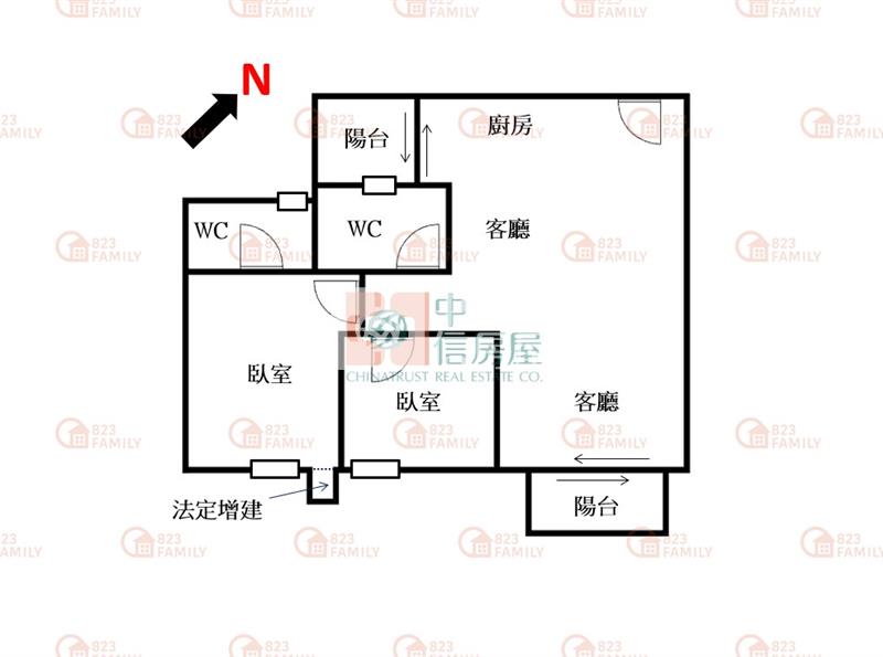 中科永久景觀全新兩房平車房屋室內格局與周邊環境